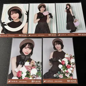 노기자카 츠츠이 아야메 발렌타인 2026 개별 5장 세트 브로마이드