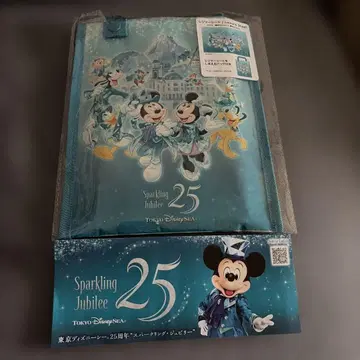 디즈니씨 25주년 돗자리와 리플렛