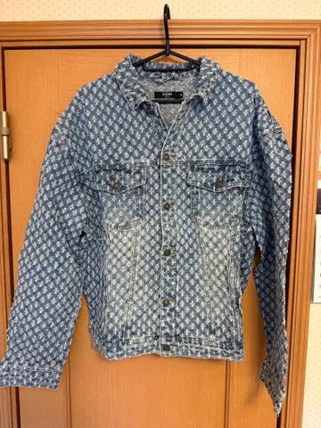 다이아몬드 패턴 데님 자켓 JADED LONDON