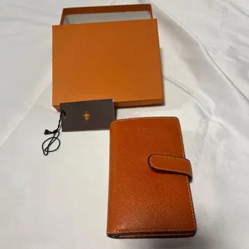 새상품 카나자와1961 오렌지 이단 접이식 지갑
