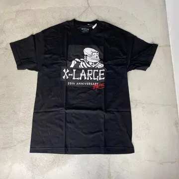 X-LARGE 20주년 기념 티셔츠 블랙/S