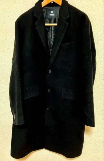 nano UNIVERSE 체스터 코트 울 혼방