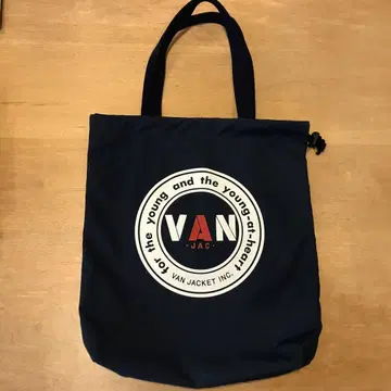 VAN Jacket 마루VAN 토트백 네이비 드로코드 포함
