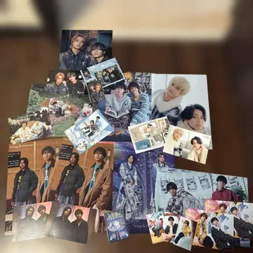 King & Prince 클리어 포스터 스티커 시트 트레이딩 카드