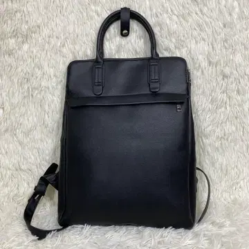 [ Rename ] 리네임 인조 가죽 비즈니스 백팩