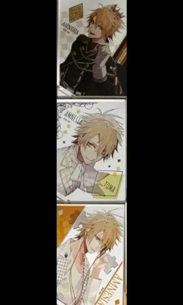 AMNESIA 아무네시아 발렌타인 아크릴 스탠드 토마 3종 세트