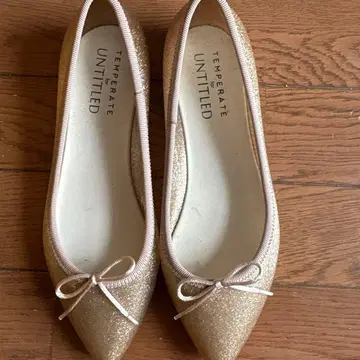 TEMPERATE UNTITLED 골드 레인 슈즈