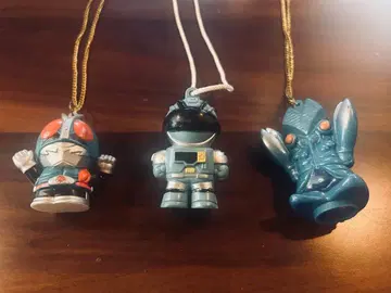 울트라맨 가면라이더 슈퍼전대 히어로 펜던트 피규어 소프트 비닐