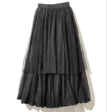 NOTREemor 벌룬 실루엣 튤 스커트