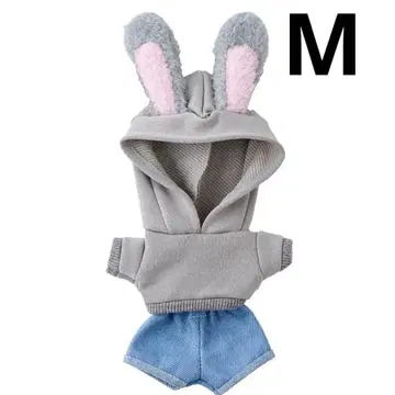 3coins 최애 봉제 인형 토끼 귀 봉제 인형 의류 토끼 M 주디 덕질