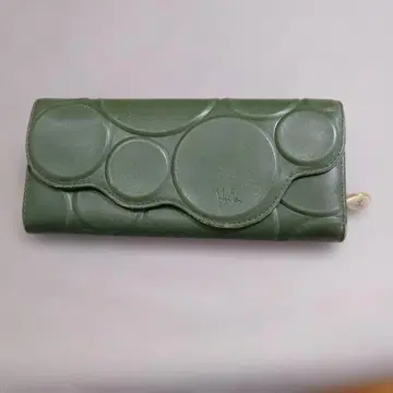 Sybilla 그린 가죽 장지갑