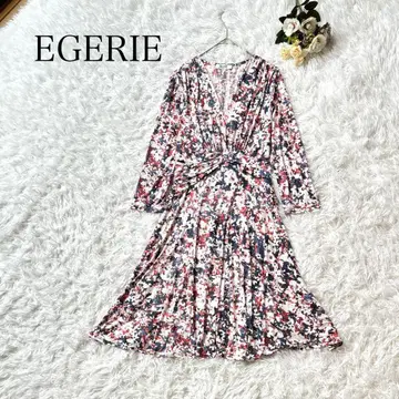 EGERIE 에제리 긴팔 원피스 저지 소재 올 패턴 루즈핏 T1