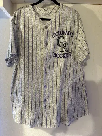 90s USA제 Colorado Rockies 베이스볼 셔츠 XL