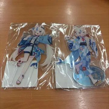 Sameko Saba 해신제 한정판 아크릴 스탠드 사메코사바 2종 세트