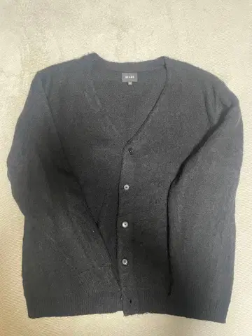 BEAMS 블랙 가디건 XL