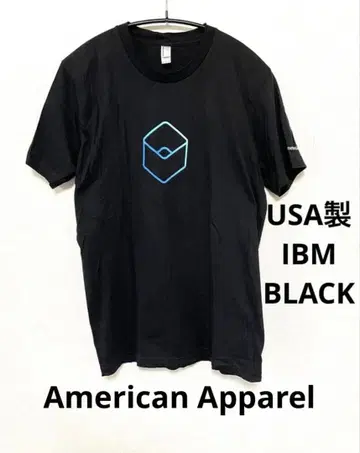 USA제 IBM Cloud 티셔츠 BLACK 블랙 vintage 미국제