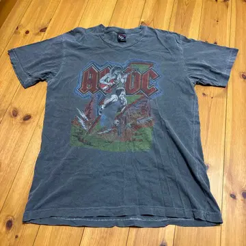 AC/DC 티셔츠 M 그레이 CHASER USA 제조