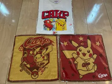 포켓몬 30주년 기념 CARP 피카츄 T셔츠 3중 거즈 손수건