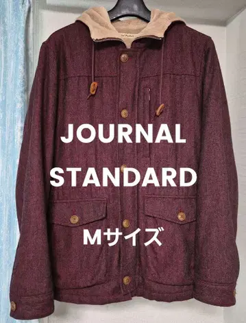 [새상품급] 저널 스탠다드 버건디 울 하프 코트 M