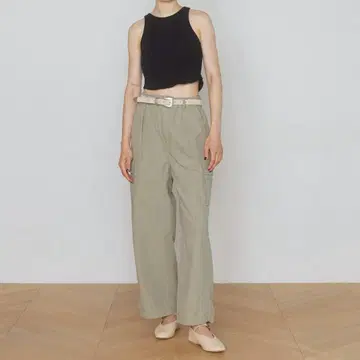 시루무린 카고 팬츠 카키 M 2waymilitary 카고 팬츠