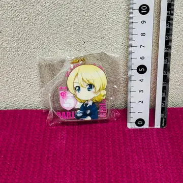 걸즈 앤 판처 다즐링 아크릴 클립 키링 걸판 u