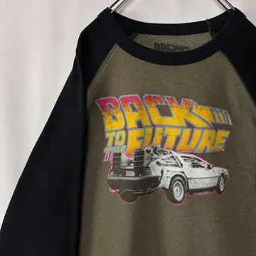 백투더퓨처 로리안 래글런 맨투맨 XL 사이즈 카키