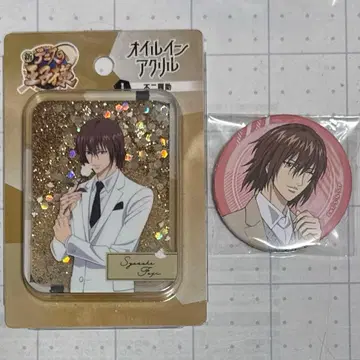 테니프리 신테니 후지 슈스케 캔뱃지 아크릴 블록