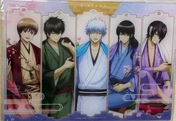 은혼 아크릴 플레이트 스탠드 집합 꽃놀이 아크릴 스탠드 big