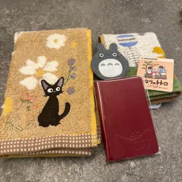 지브리 토토로 마녀 배달부 키키 타월 미니 노트 묶음 판매