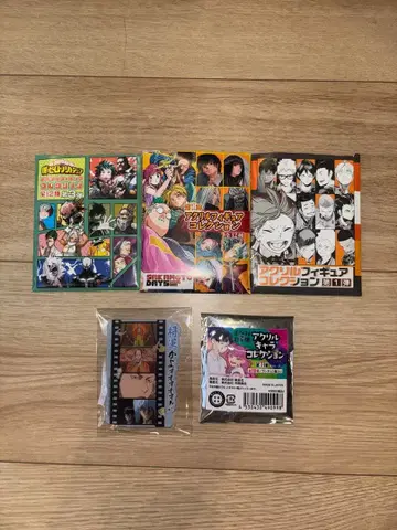 아크릴 피규어 컬렉션 각 캐릭터