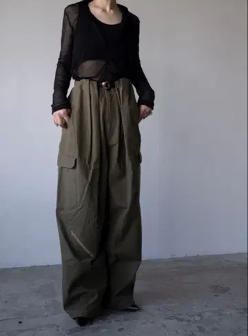 2025AW 앙클레르 inscrire 카고 팬츠