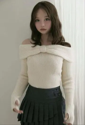 ANDMARY 아만다 오프 숄더 탑