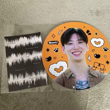 B.A.P 용국 부채 엽서