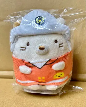 경찰 한정 스밋코 봉제 인형 화이트 바이크 고양이 (할인 불가)