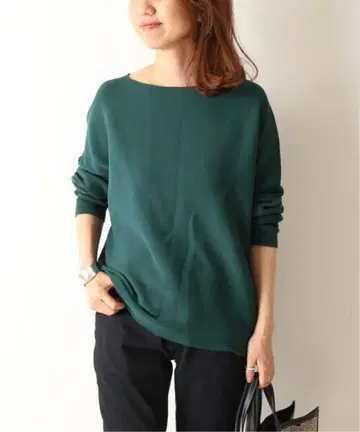 FRAMeWORK 다크 그린 긴팔 니트 새상품급