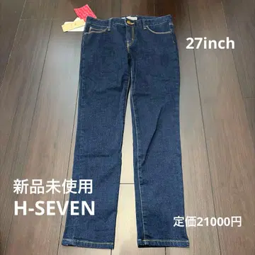 미사용 새상품 H-SEVEN 27inch 청바지 정가 21000엔