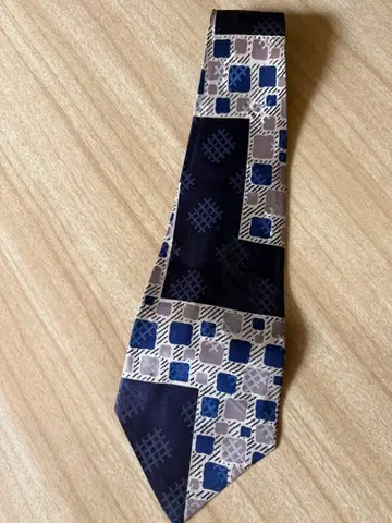 40s 50s 빈티지 Roper's 기하학 패턴 넥타이 로카빌리