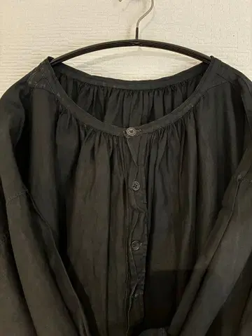 20s 빈티지 블랙 린넨 보지옹