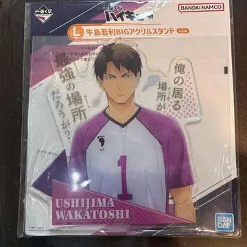 제일복권 하이큐!! L상 우시지마 와카토시 BIG 아크릴 스탠드