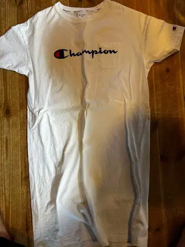 Champion 화이트 셔츠 원피스 FREE 사이즈