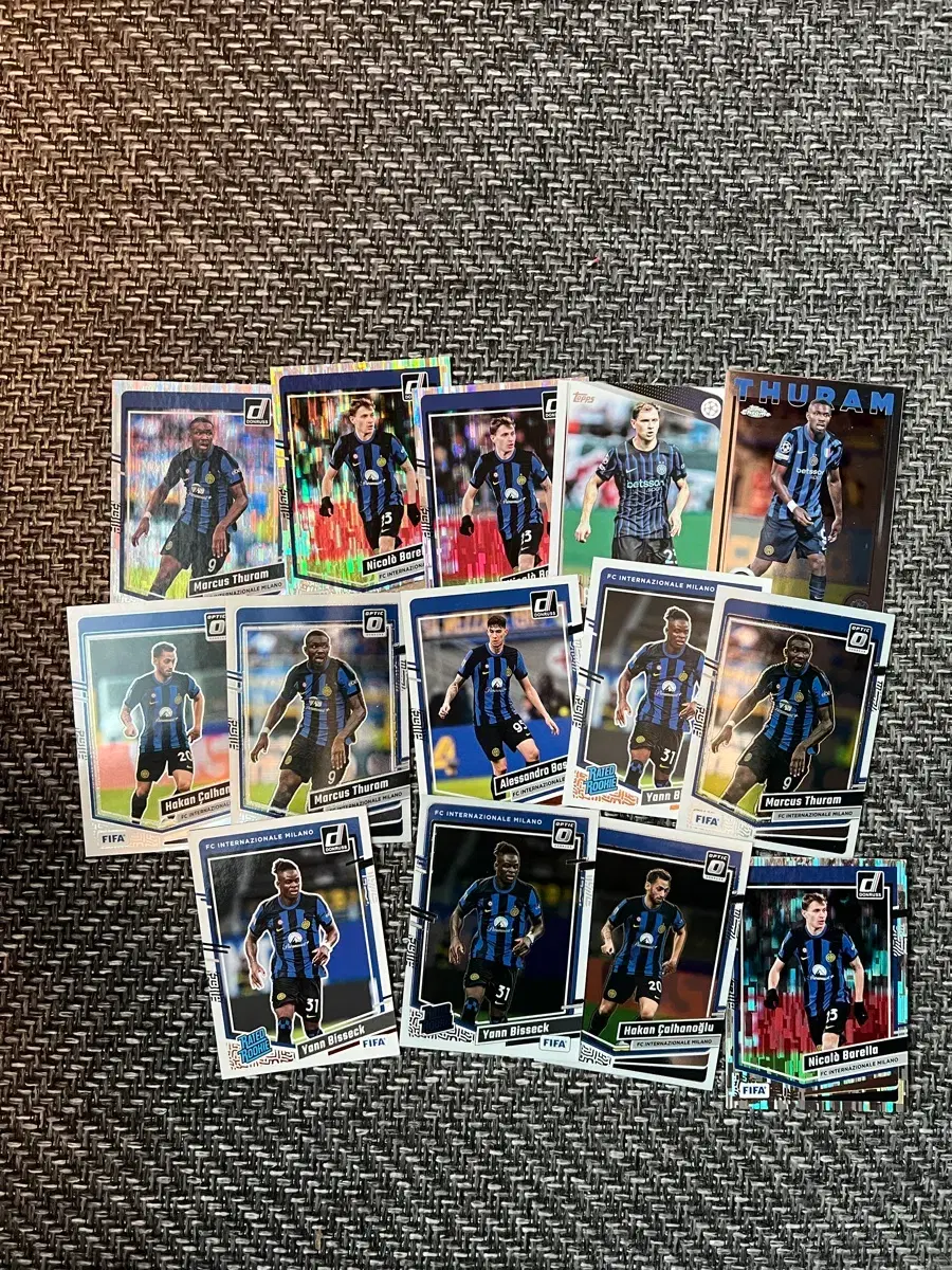 인터밀란 축구 카드 Donruss Optic Topps