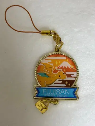 포켓몬 지역 한정 메탈 참 스트랩 카이류 후지산 일본