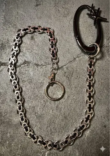 MUGIINU/지갑 체인/블랙/68cm