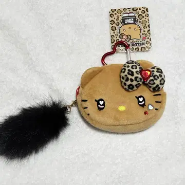 콜라보!! 키티 참 레오파드 무늬