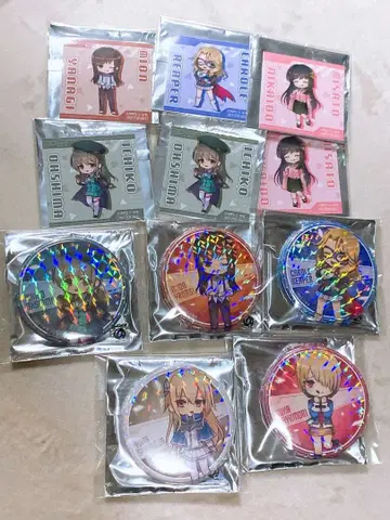 헤븐 번즈 레드 카야모리츠키카 시라카와 유이나 테헤페린코 캔뱃지 헤브번