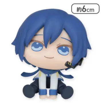 하츠네 미쿠 시리즈 KAITO 큐룽하게 쳐다보는 포즈 미니 피규어