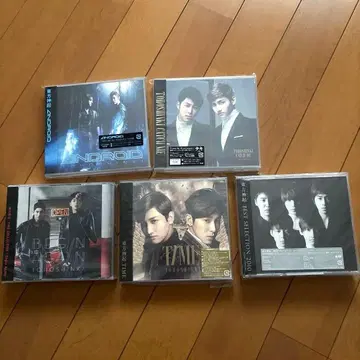 동방신기 CD 앨범 5장 묶음 판매