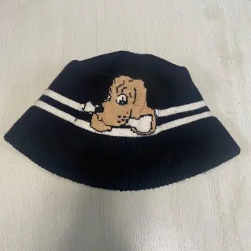 갈피 니트 버킷햇