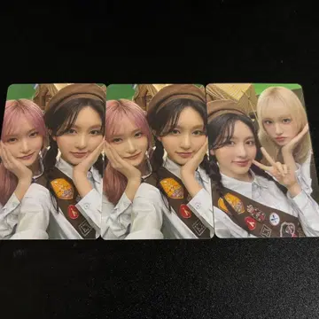 IVE 가을 SCOUT 서울콘 3장 케미 랜티큘러 트레이딩 카드