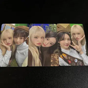 IVE 리즈 SCOUT 서울콘 3장 케미 랜티큘러 트레이딩 카드
